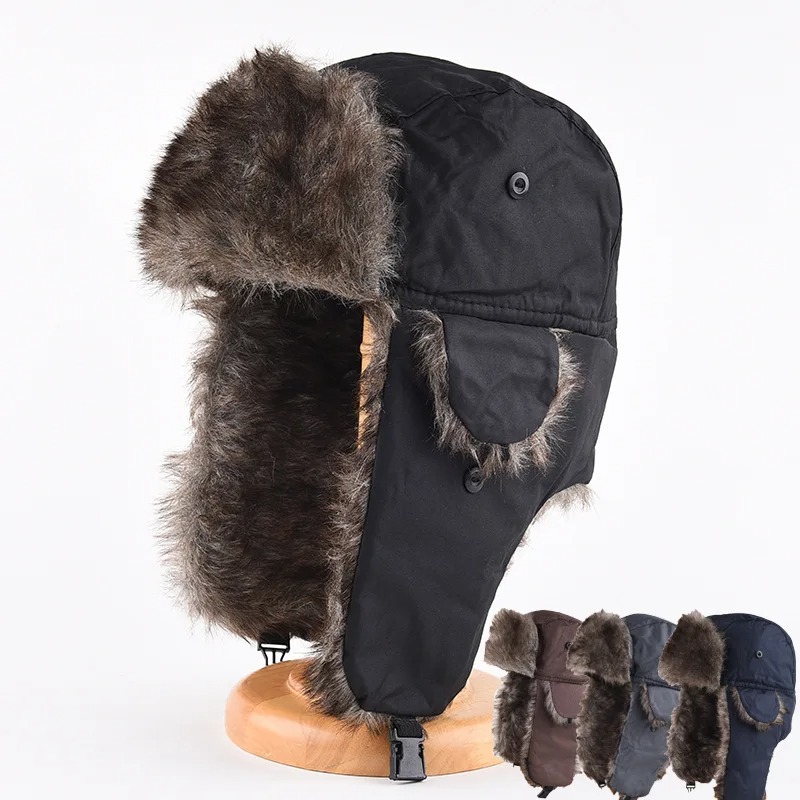 Trapper Hat Ear Flap - Men'S Winter Trapper Hat with Ear