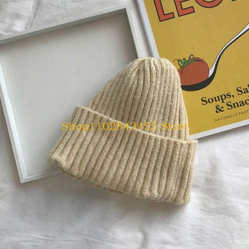 49MC Unisex Winter Ribbed Knit - Beanie Cuffed Knit ulasan dan harga