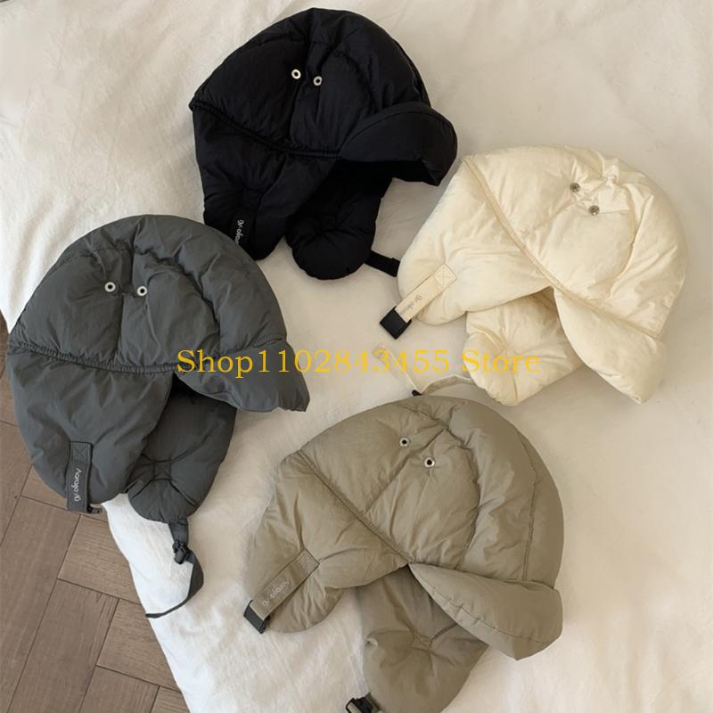 49MC Hooded Hat Earmuffs Hoode - Winter Trapper Hat ulasan dan harga