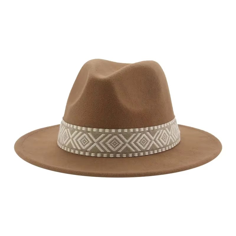 Panama Hat Western Cowboy Hats - Fedora Hat Wool ulasan dan harga