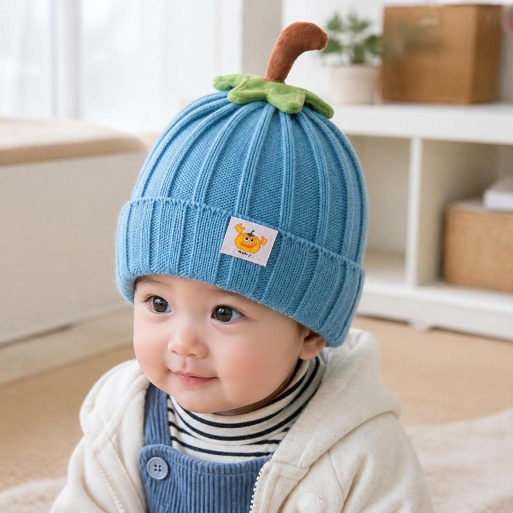 Cute Style Soft Baby Knitted H - Beanie Cuffed Knit ulasan dan harga